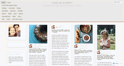 Desktop Screenshot of cookonawhim.com