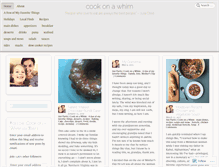 Tablet Screenshot of cookonawhim.com